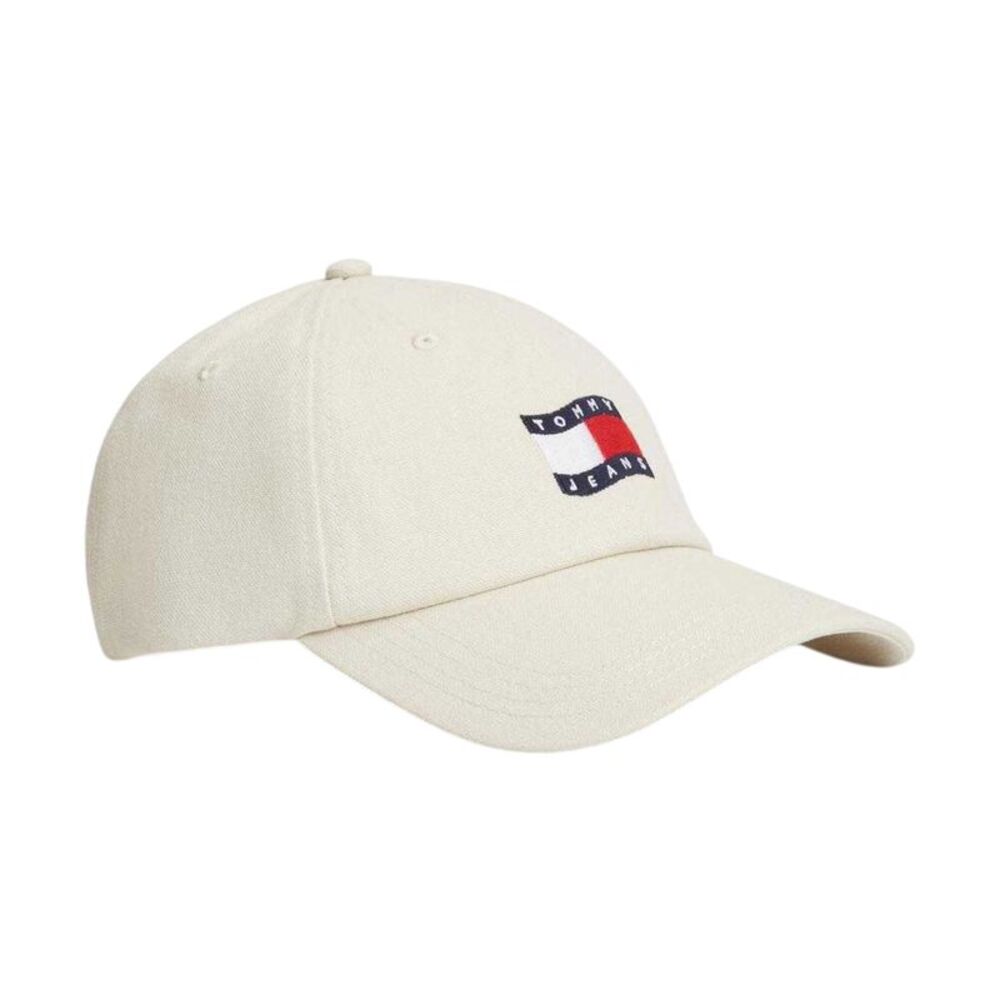 Tommy Jeans Embroidered Logo Baseball Cap / Beige
